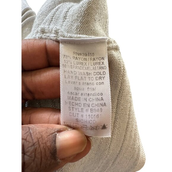 Wow Couture Sequined One-Shoulder Bandage Dress Bodycon Glam Sparkly Cocktail S - Picture 7 of 8